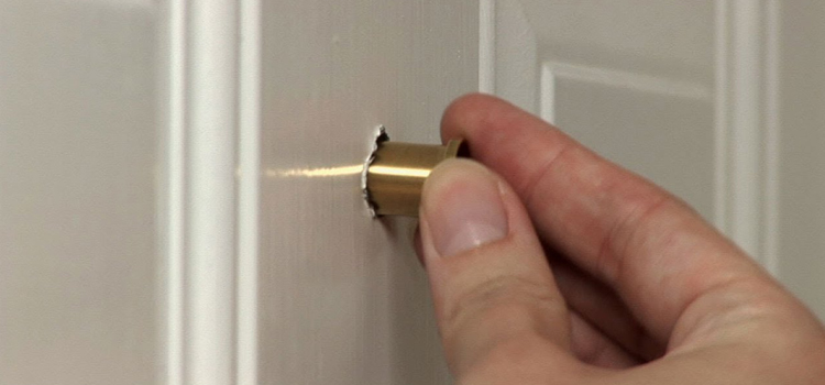 peephole door repair in Lawndale